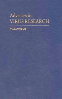 Cover image: ADVANCES IN VIRUS RESEARCH VOL 26 9780120398263