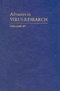 Cover image: ADVANCES IN VIRUS RESEARCH VOL 27 9780120398270