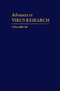 Cover image: ADVANCES IN VIRUS RESEARCH VOL 34 9780120398348