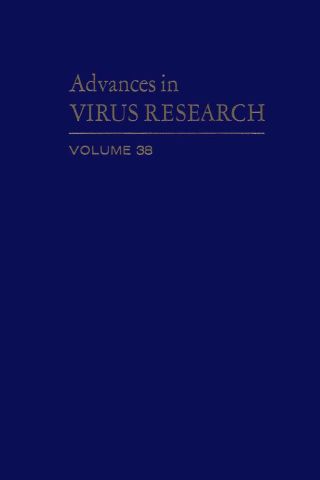 Cover image: ADVANCES IN VIRUS RESEARCH VOL 38 9780120398386