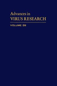 Cover image: ADVANCES IN VIRUS RESEARCH VOL 39 9780120398393