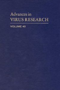 Cover image: ADVANCES IN VIRUS RESEARCH VOL 40 9780120398409