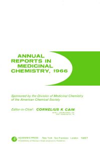 Imagen de portada: ANNUAL REPORTS IN MED CHEMISTRY V2 PPR 9780120405022