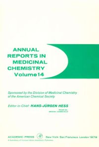 Imagen de portada: ANNUAL REPORTS IN MED CHEMISTRY V14 PPR 9780120405145