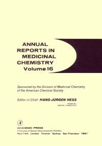 Cover image: ANNUAL REPORTS IN MED CHEMISTRY V16 PPR 9780120405169