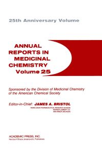 表紙画像: ANNUAL REPORTS IN MED CHEMISTRY V25 PPR 9780120405251