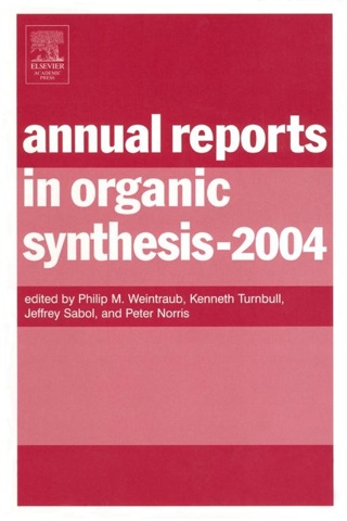 Cover image: Annual Reports in Organic Synthesis 9780120408344