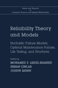 Omslagafbeelding: Reliability Theory and Models 1st edition 9780120414208