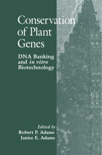 Cover image: Conservation of Plant Genes: Dna Banking and in Vitro Biotechnology 9780120441402