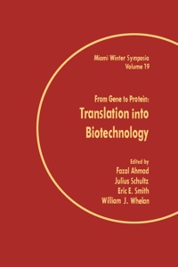 Titelbild: From Gene to Protein: Translation into Biotechnology 1st edition 9780120455607