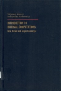 Cover image: Introduction to Interval Computation 1st edition 9780120498208