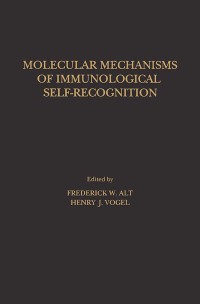 Imagen de portada: Molecular Mechanisms of Immunological Self-Recognition 9780120537501