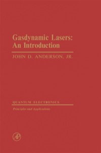 Imagen de portada: Gasdynamic Lasers: An Introduction 9780120569502