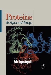 Imagen de portada: Proteins: Analysis and Design 9780120587858