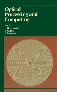 Imagen de portada: Optical Processing and Computing 9780120644704