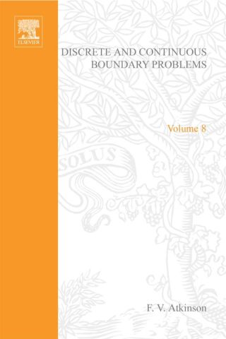 Imagen de portada: Discrete and continuous boundary problems 9780120658503