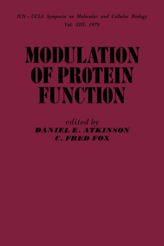 Cover image: Modulation of  Protein Function 5th edition 9780120662500