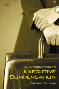 Cover image: An Introduction to Executive Compensation 9780120771264