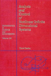 Titelbild: Analysis and control of nonlinear infinite dimensional systems 9780120781454
