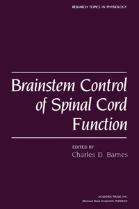 Cover image: Brainstem Control of Spinal Cord Function 1st edition 9780120790401
