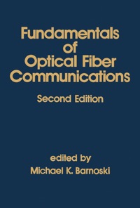 Cover image: Fundamentals of Optical Fiber Communications 2nd edition 9780120791514