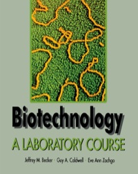 Cover image: Biotechnology: A Laboratory Course 9780120845606