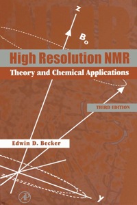 Cover image: High Resolution NMR: Theory and Chemical Applications 3rd edition 9780120846627