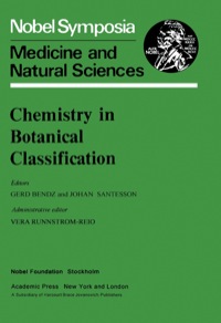 Cover image: Chemistry in Botanical Classification: Medicine and Natural Sciences: Medicine and Natural Sciences 9780120866502