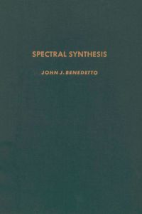 Omslagafbeelding: Spectral synthesis 9780120870509
