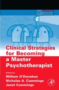 Omslagafbeelding: Clinical Strategies for Becoming a Master Psychotherapist 9780120884162
