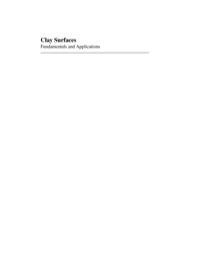 表紙画像: Clay Surfaces: Fundamentals and Applications 9780120884391