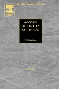 表紙画像: Waveguide Spectroscopy of Thin Films 9780120885152