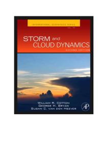 صورة الغلاف: Storm and Cloud Dynamics 2nd edition 9780120885428