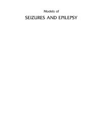 Titelbild: Models of Seizures and Epilepsy 9780120885541