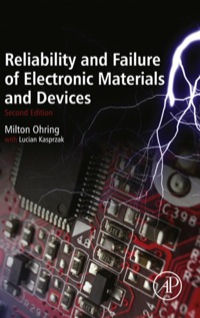 Imagen de portada: Reliability and Failure of Electronic Materials and Devices 2nd edition 9780120885749