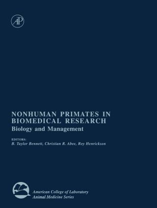 Cover image: Nonhuman Primates in Biomedical Research: Biology and Management 9780120886616