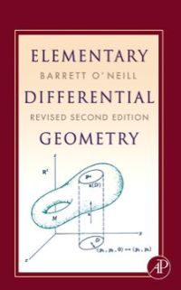 表紙画像: Elementary Differential Geometry, Revised 2nd edition 9780120887354