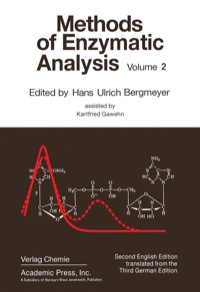 صورة الغلاف: Methods of Enzymatic analysis V2 2nd edition 9780120913022