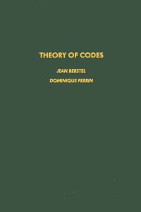 Imagen de portada: Theory of codes 9780120934201