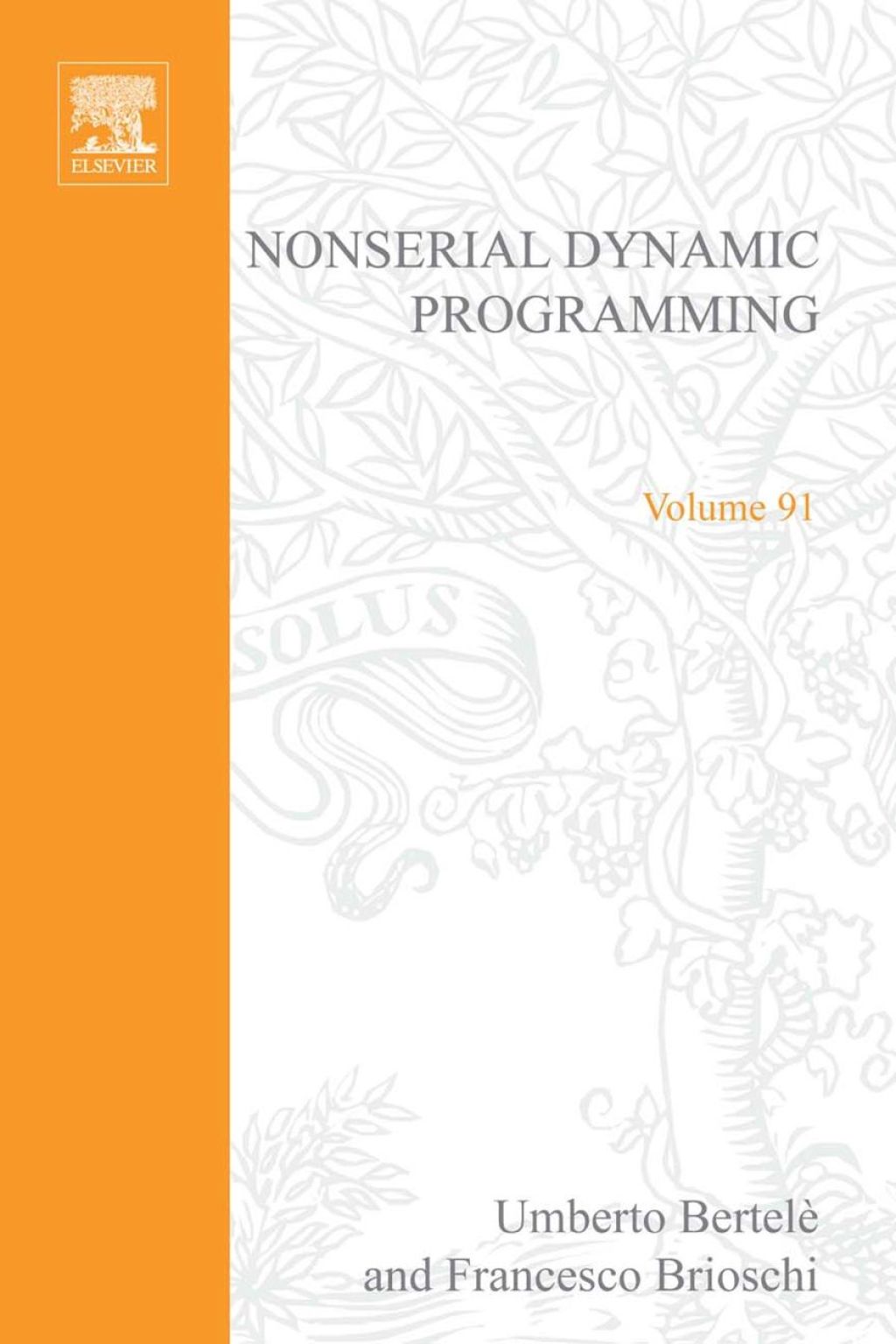 Nonserial dynamic programming (eBook)