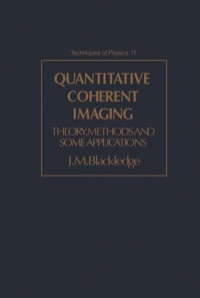 Imagen de portada: Quantitative Coherent Imaging: Theory, Methods and Some Applications 9780121033002