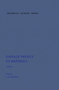 Titelbild: Surface Physics of Materials V2 9780121038083