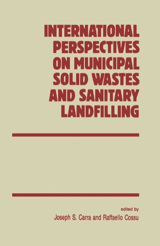 Cover image: International Perspectives on Municipal Solid Wastes and Sanitary Landfilling 9780121063559