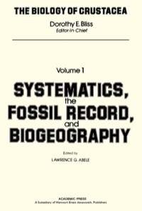 Omslagafbeelding: The Biology of Crustacea: Volume 1: Systematics, The Fossil Record, And Biogeography 1st edition 9780121064013