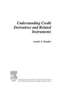 صورة الغلاف: Understanding Credit Derivatives and Related Instruments 9780121082659