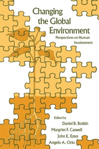 صورة الغلاف: Changing the Global Environment: Perspectives on Human Involvement 9780121187316