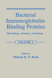 صورة الغلاف: Bacterial Immunoglobulin-binding Proteins V1 9780121230111