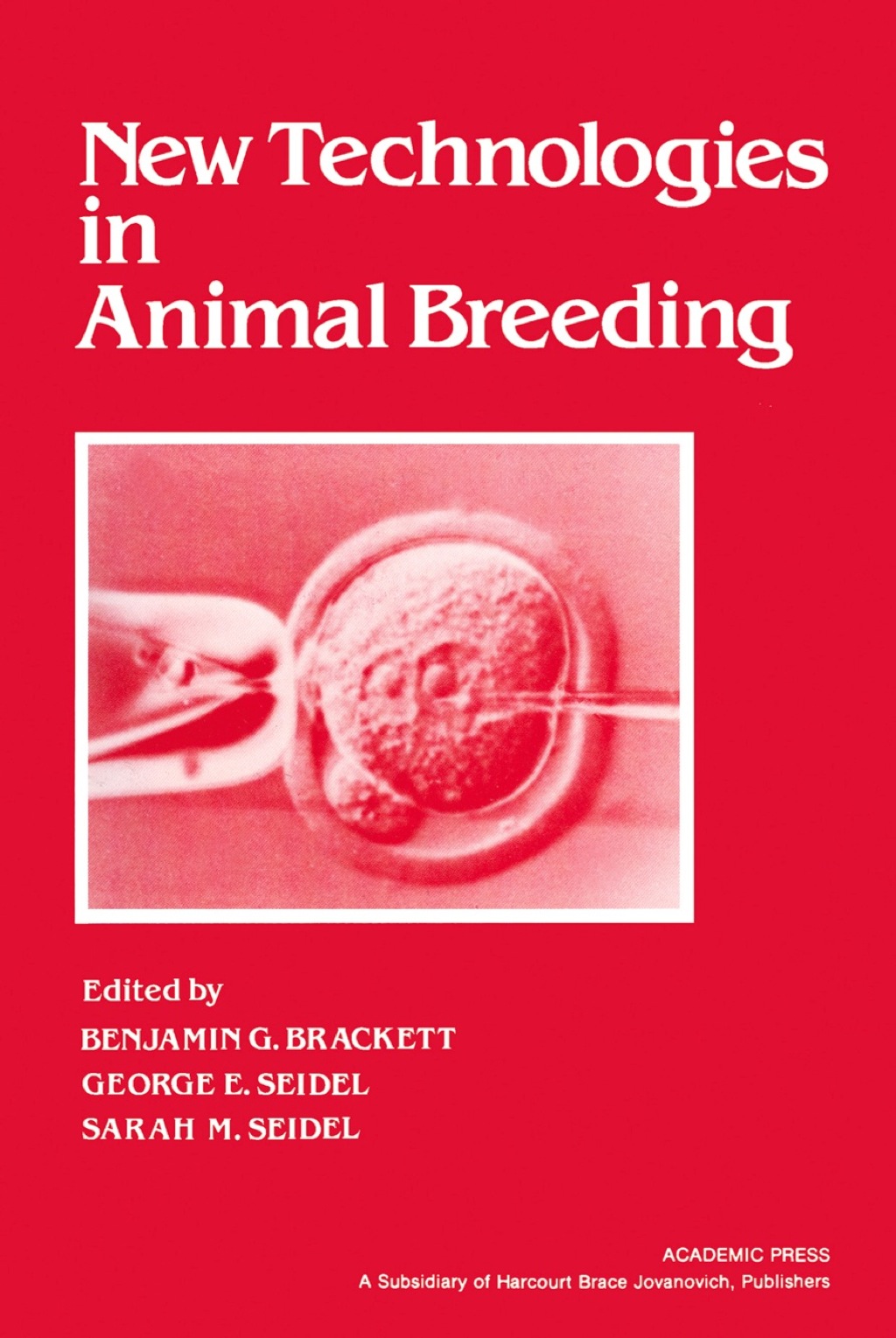 NEW TECHNOLOGIES IN ANIMAL BREEDING 1st Edition