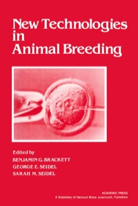 Cover image: NEW TECHNOLOGIES IN ANIMAL BREEDING 1st edition 9780121234508