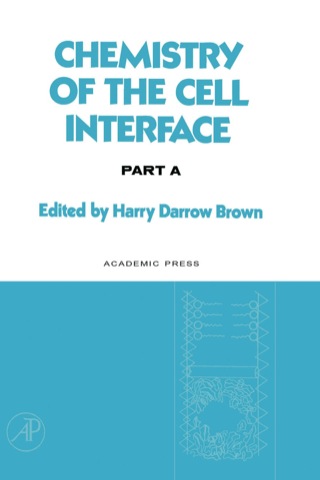 Cover image: Chemistry of the Cell Interface Part A 9780121361013